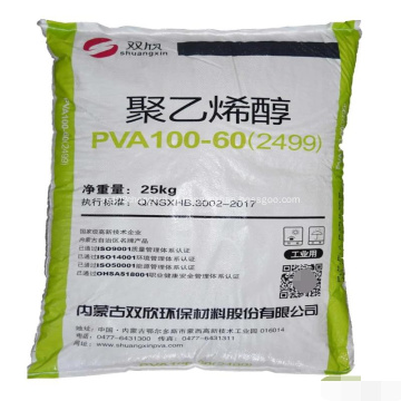 Alcoólico Polyvinílico PVA 100-60 2499 para emulsificante polimérico